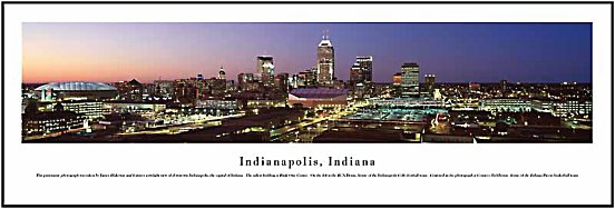 city skyline of Indianapolis